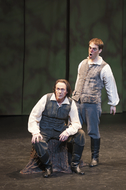 William Sharp as Richard and Thomas Doli&eacute; as Rustaut [Photo by Louis Forget courtesy of Opera Lafayette]